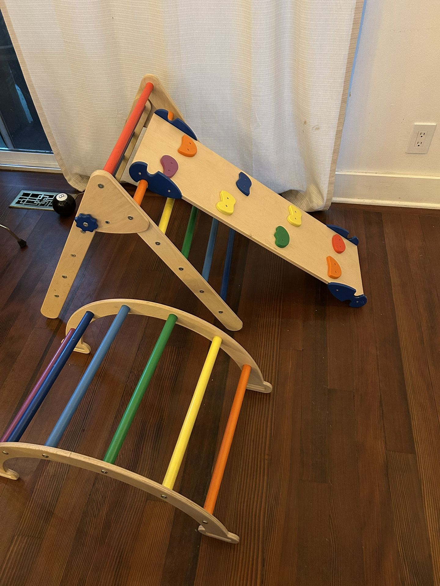 Pickler Triangle Climbing Set - Wooden, Montessori Toy