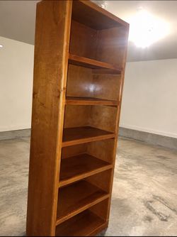 Wooden Bookshelf