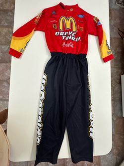 McDonald's nascar race car driver costume