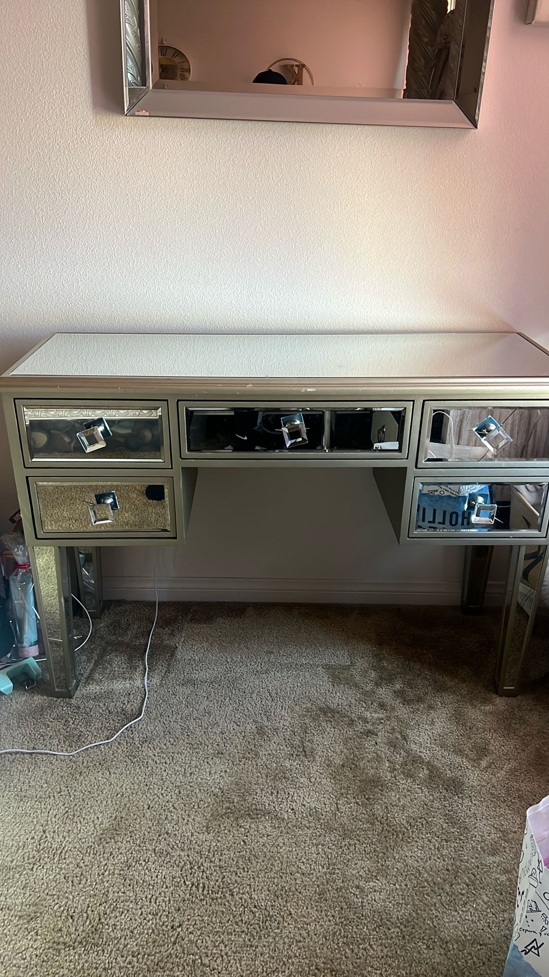 Glass Vanity Used