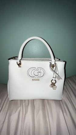 White Guess handbag with strap