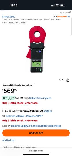 AEMC instruments Ground Tester 