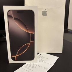 iPhone 16 Pro Max Unlocked To All Carrier Brand New