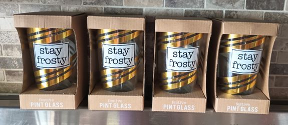 Pint Glasses.