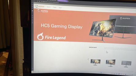 Acer AOPEN 34 VA LED QHD gaming monitor