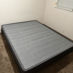 Queen Bed (Frame and Mattress Foundation)