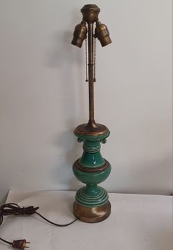 Vintage Pottery Table Lamp 