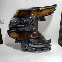 LA Zona Auto Parts 2011 to 2015 Ford Explorer Headlights Luces micas Calaveras Faros Focos Luz Light