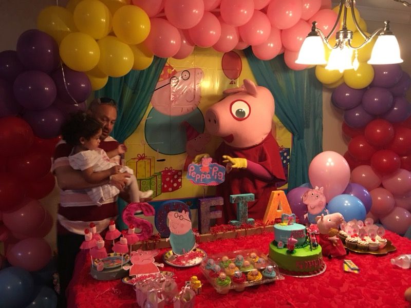 Peppa pig party decorations