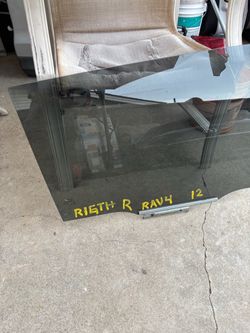 RIGHT PASSENGER SIDE REAR DOOR GLASS 2012 TOYOTA RAV4 OEM