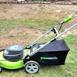 20 Inch Electric Lawn Mower - Greenworks 12amp 3in1 Mower - North Glendale 