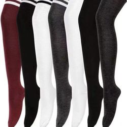 Thigh high Socks/7pairs