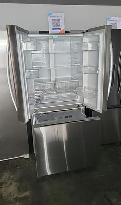 LG French Door Fridge – Stainless, 33in wide, ThinQ Smart