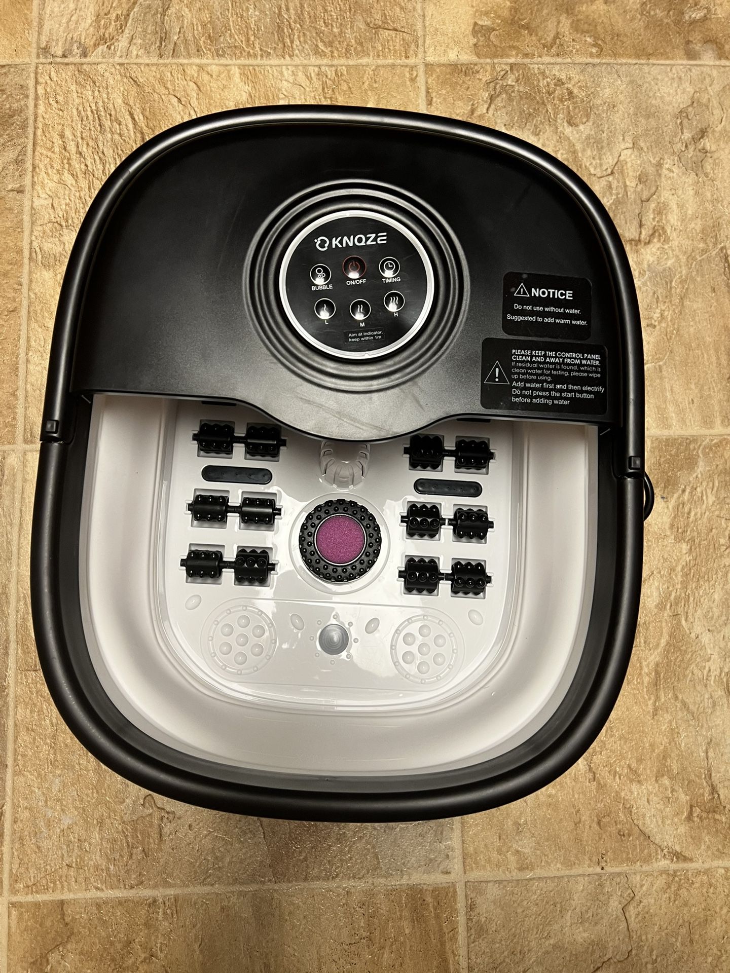 Collapsible Foot Spa With Remote