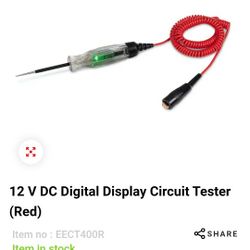 12 Volt Digital Lcd Circuit Tester