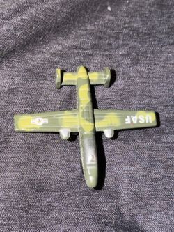 USAF United States Air Force Mini Plane Figurine Toy Collectible Used Pre Owned.