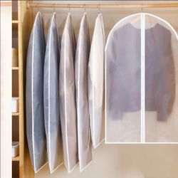 PEVA Frosted Zippered Garment Covers