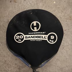 Hyperwear SandBell Neoprene SandBag Free Weight 20 lbs 