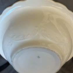 White Bonita Ceramic Wash Basin  17” X 5”