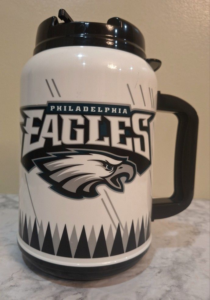 PHILADELPHIA EAGLES 2003 SEASON PLASTIC JUG - 9" TALL