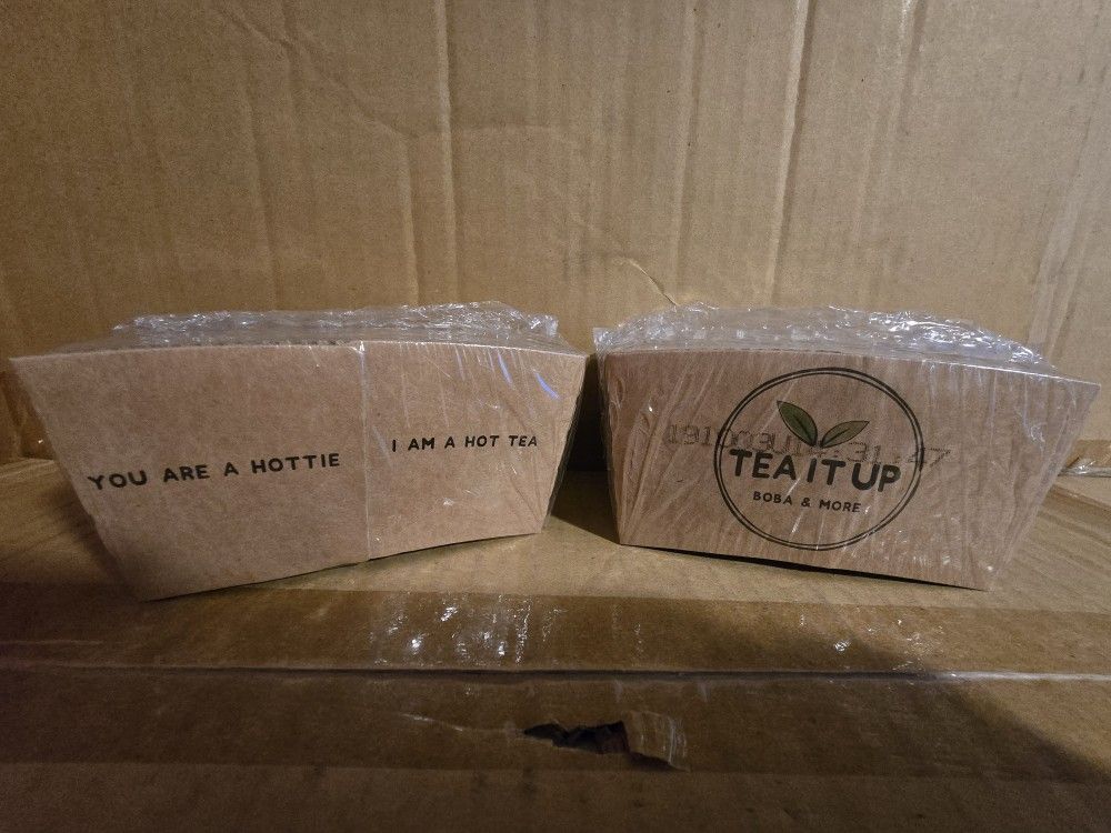 Tea Sleeves For Boba, Coffee And More 1000pack