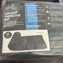 Car roof protection mat