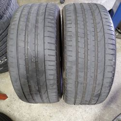 265/40ZR21 PIRELLI PZERO PAIR OF TIRES 