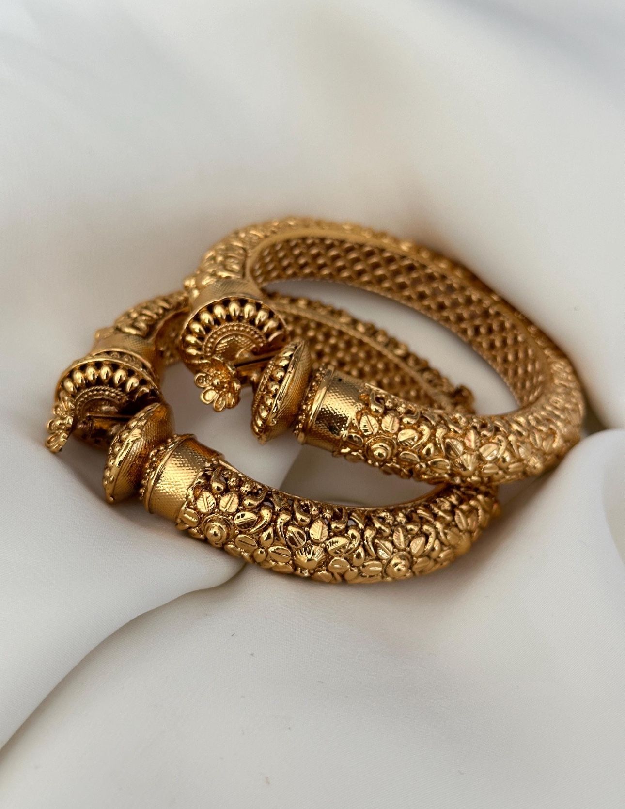 gold plated bangles 