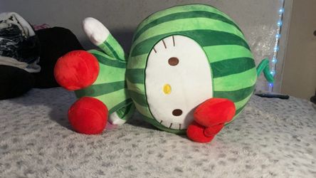 Large Watermelon Hello Kitty Stuffed Plush Toy