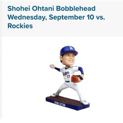 Shohei Ohtani Bobblehead 