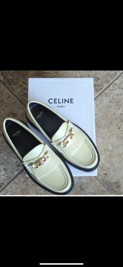 CELINE MARGARET LOAFER WITH TRIOMPHE CHAIN