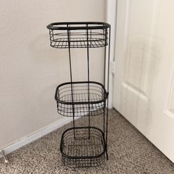 3 Tier Forma Square Shower Shelf - Matte Black