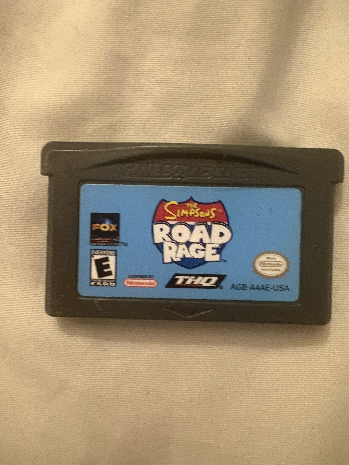 Gameboy Simpsons Road Rage 