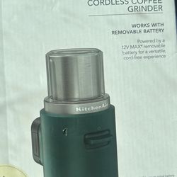 Kitchen Aid Coffee Grinder Cordless 