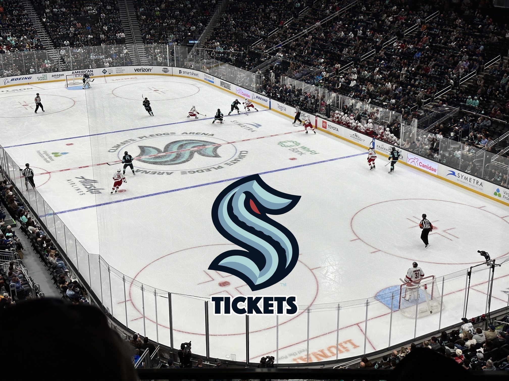 2 Seattle Kraken tickets vs. Calgary Flames, 2/2, 6:00 PM