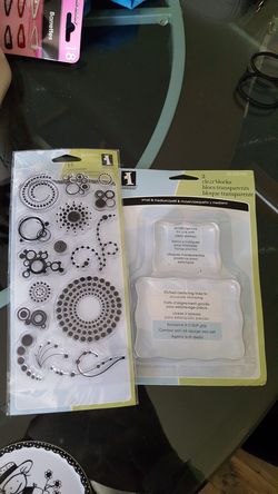 New scrapbooking stamps & holders