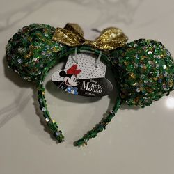 Mickey/Minnie Mouse Bling Ears Spring