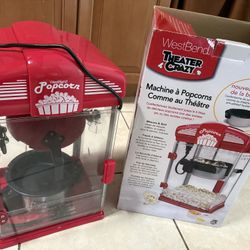 Hot oil Popcorn 🍿 Machine In Box With Instructions 