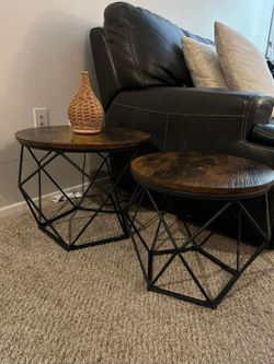 Round Coffee Table Set