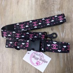 Dog Collar And Leash 
