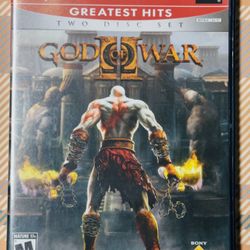 God of War II Greatest Hits 2 Disc Sony PlayStation 2, PS2- Complete Tested/Work