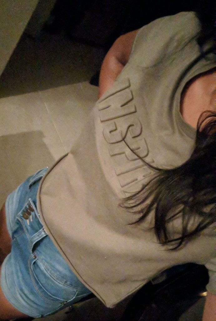 Olive Green Crop Top