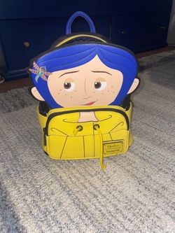 Loungefly Coraline Mini Backpack and wallet set