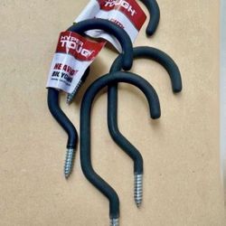 Heavy duty screw hook