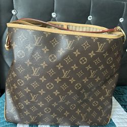 Louis Vuitton Brown Monogram Delightful PM Canvas Shoulder Bag 2018 original 