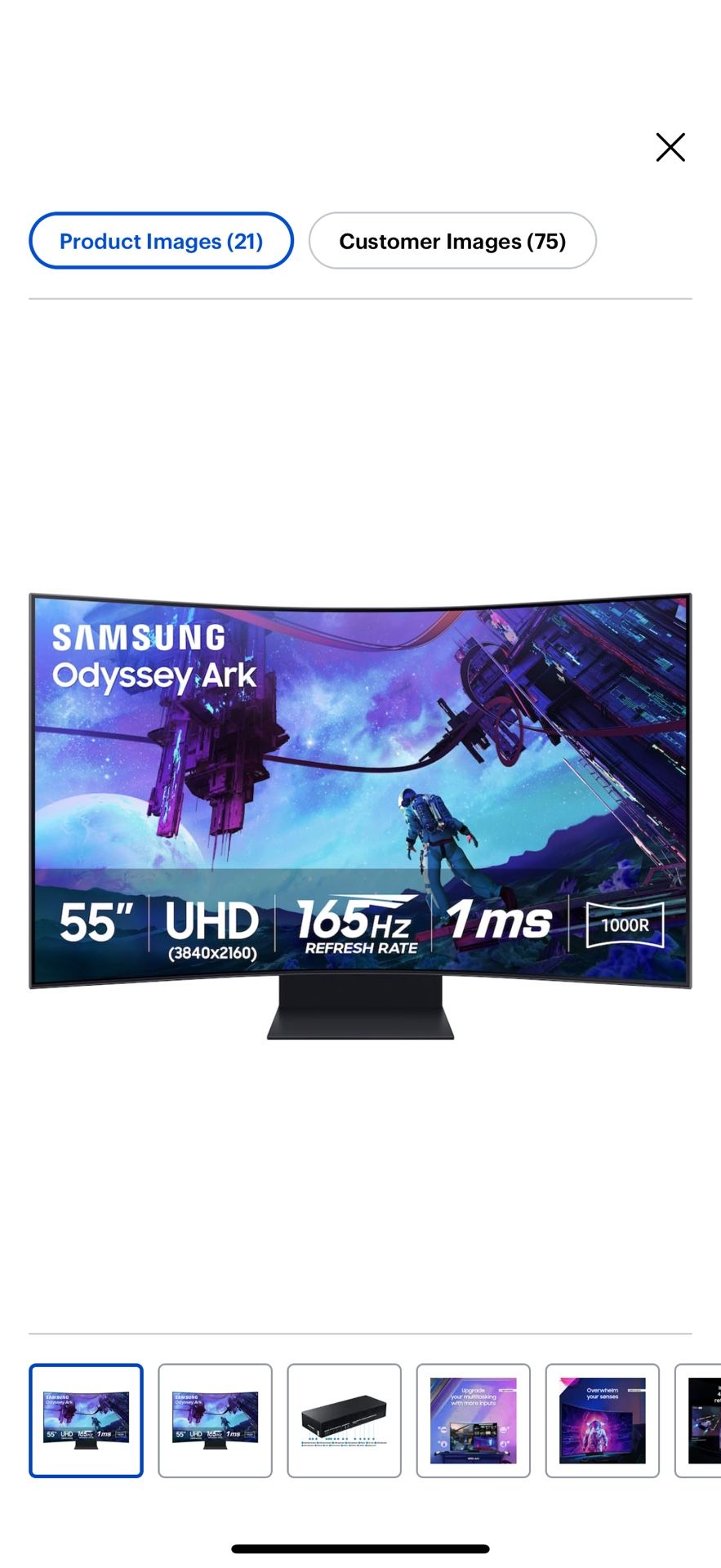 Samsung Odyssey Ark 55” Gen 2