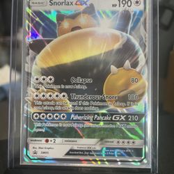 2016 Pokemon Snorlax GX SM05 Black Star Promo 2016
