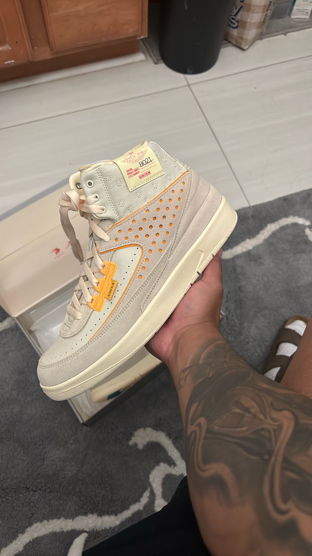 Brand New Jordan 2 Union “ Rattan”