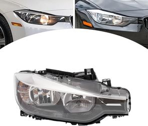 2012-2015 BMW 3-SERIES NON-xDrive M Sport Halogen Headlight Assembly Passenger Right with Bulbs