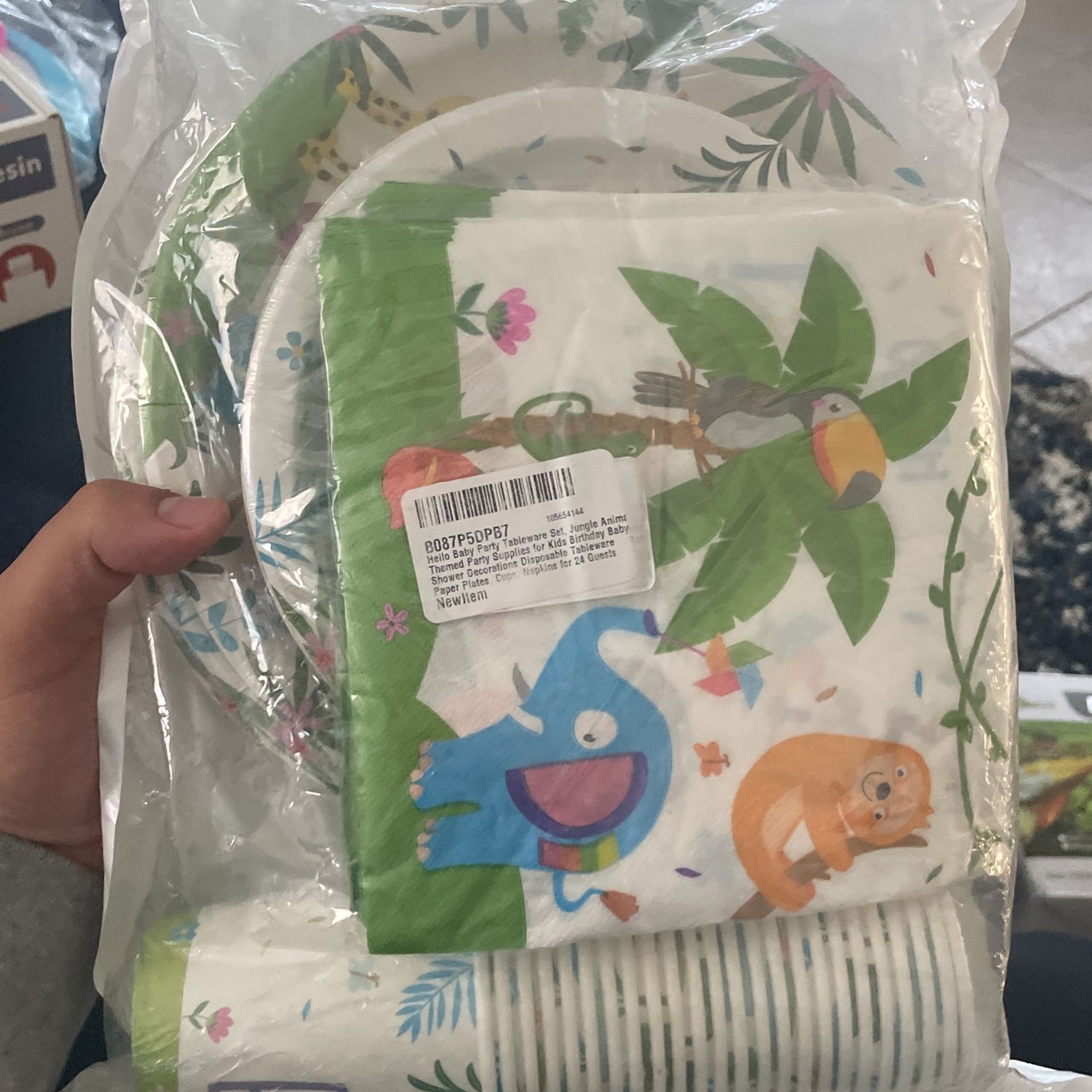 Disposable Plates Cuts And Table Covers !